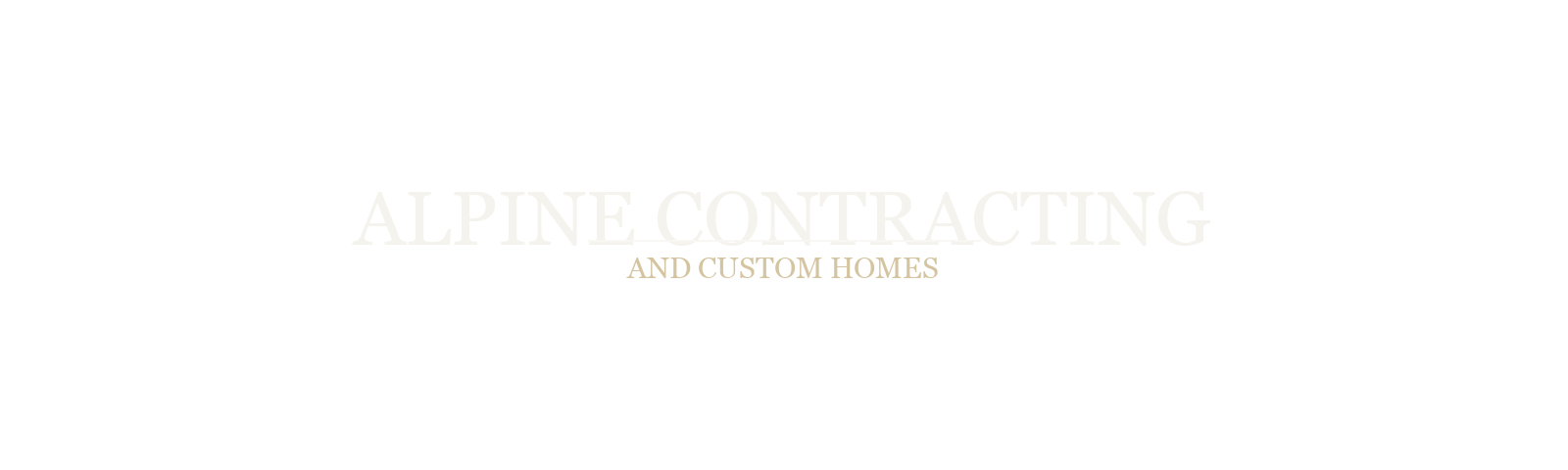 Alpine Contracting and Custom Homes
