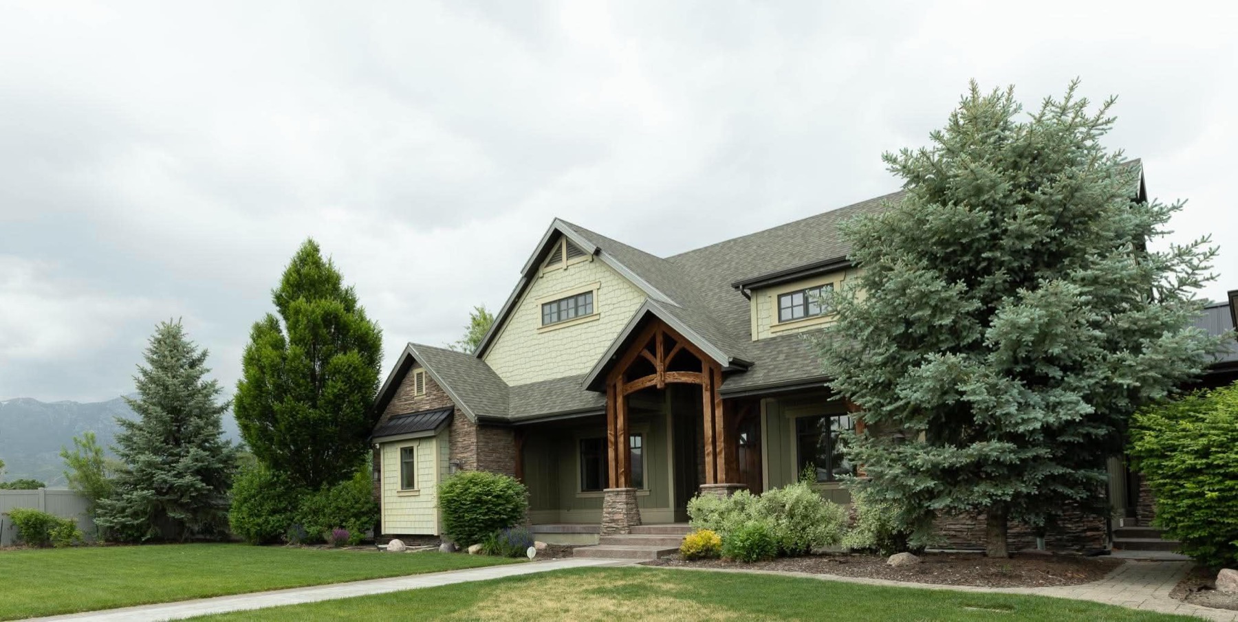 Custom home exterior